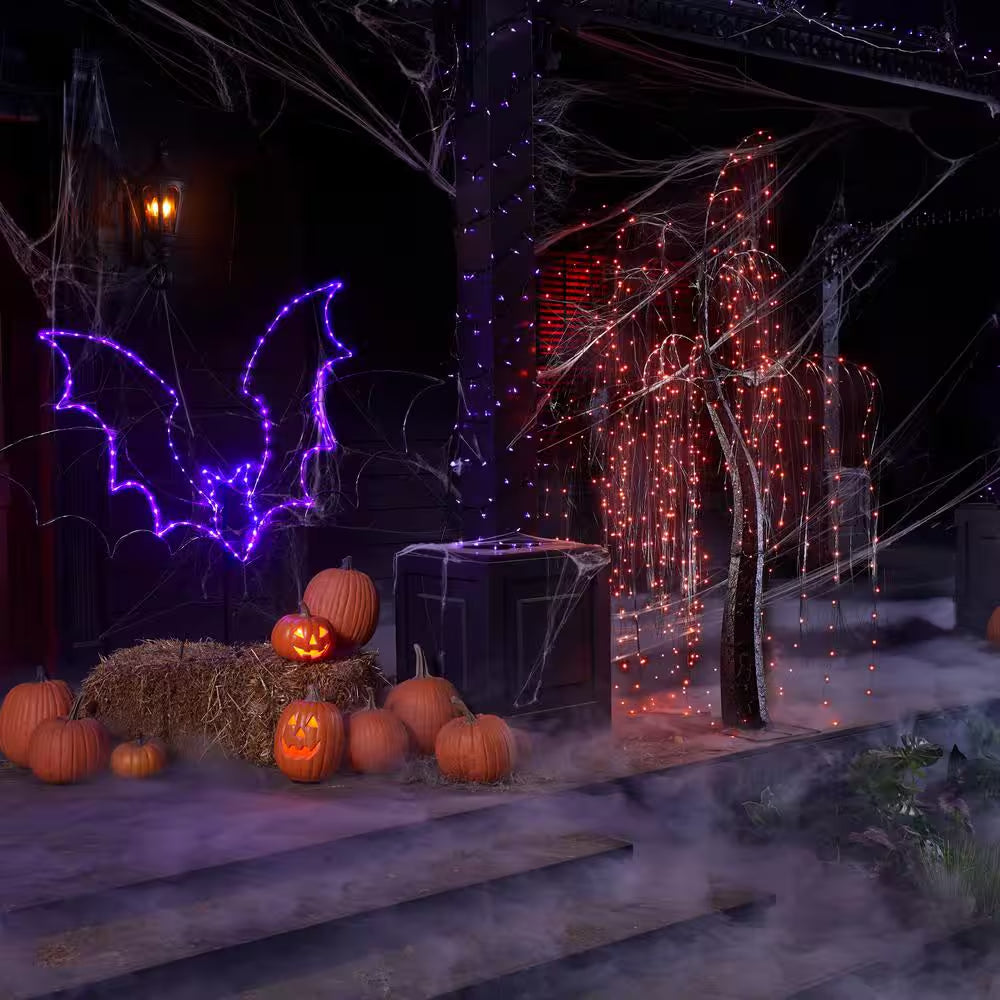5.5 Ft. Halloween Classics LED Bat Silhouette H42