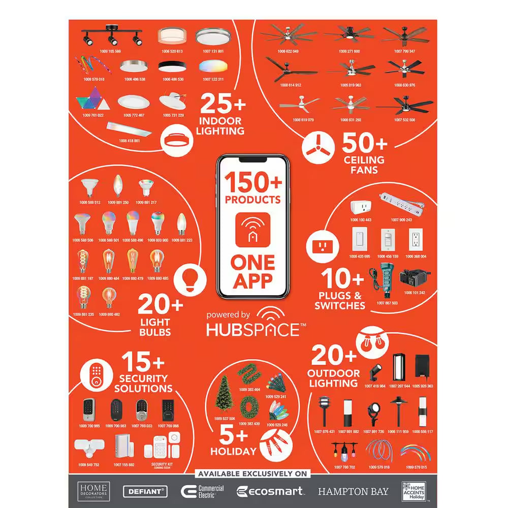 15 Amp 120-Volt Smart Wi-Fi Bluetooth Outdoor Plug with 2-Outlets Powered by Hubspace