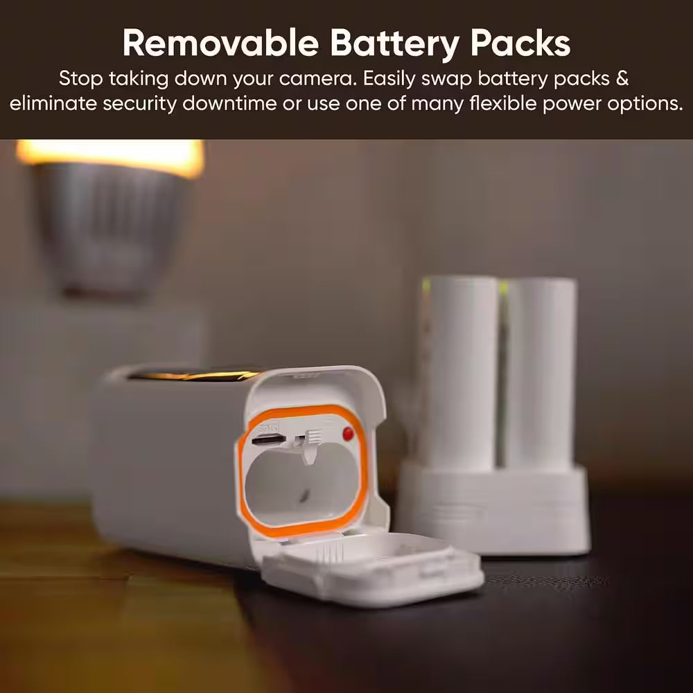 Battery Cam Pro, Wireless Indoor/Outdoor Home Security Camera, with 2K HD Color Night Vision and Built-In Spotlight