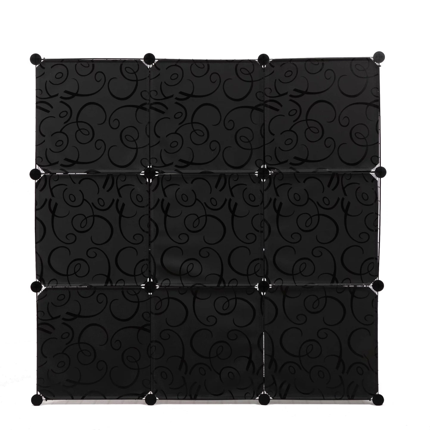 72" Large Cat Cage Playpen, DIY Metal Wire Kennels, Pet Cage for Rabbit Small Animal Indoor, Black