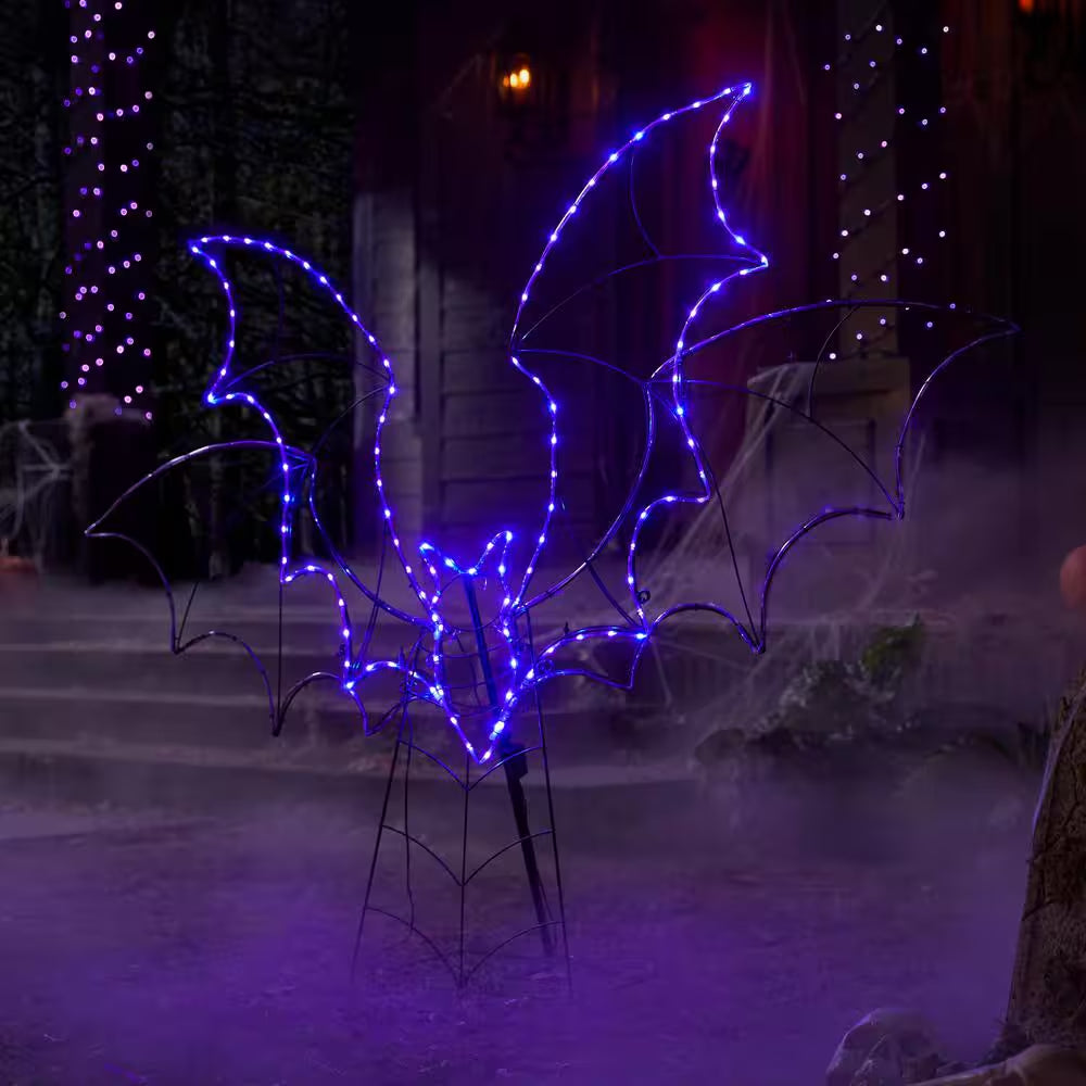 5.5 Ft. Halloween Classics LED Bat Silhouette H42