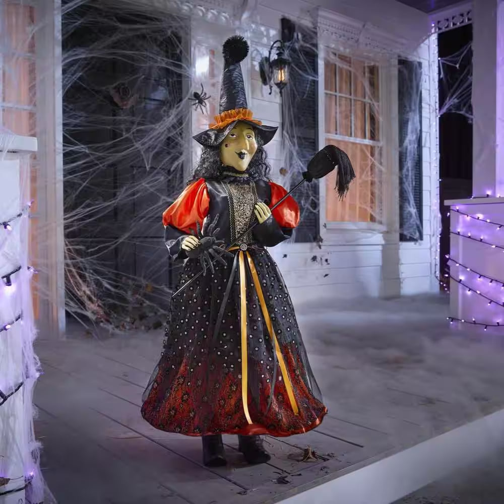 3 Ft. Halloween Classics Witch with Spider