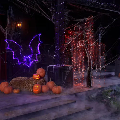 5.5 Ft. Halloween Classics LED Bat Silhouette H42