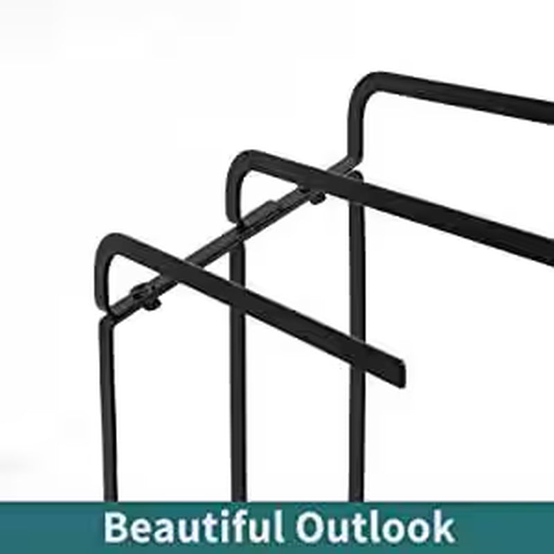 Black Metal Kitchen Sink Sponge Holder with Drainage Tray, Kitchen Sink Storage Container Sponge Brush Soap Tray