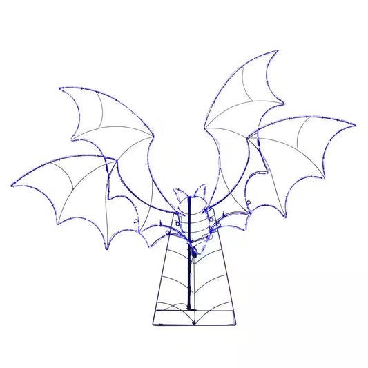 5.5 Ft. Halloween Classics LED Bat Silhouette H42