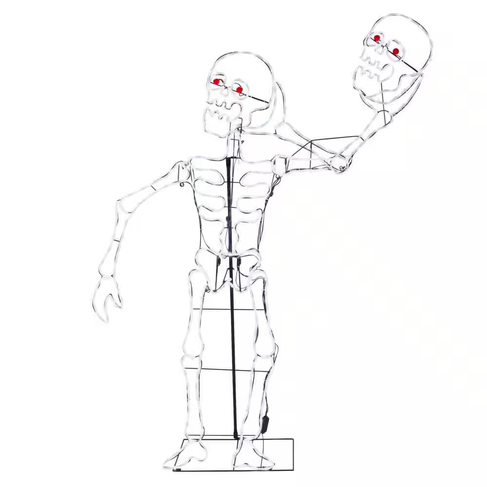 6 Ft. Halloween Classics LED Skeleton Silhouette H41