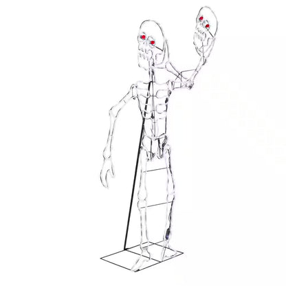6 Ft. Halloween Classics LED Skeleton Silhouette H41