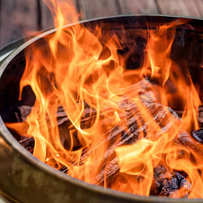 Yukon 2.0 In.,27 In. X 17 In. Stainless Steel Wood Burning Fire Pit
