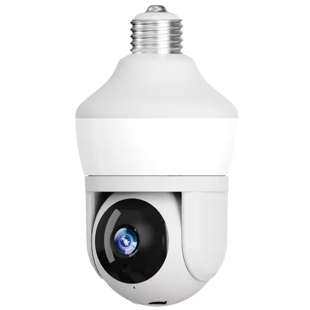 Motion Detecting 360-Degree Indoor/Outdoor Wi-Fi Home Security Camera with Light