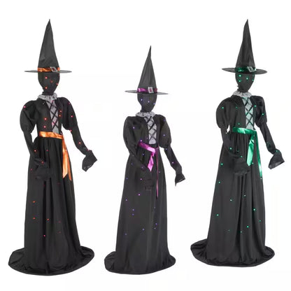 3-Piece Halloween Classics LED Faceless Witches H39