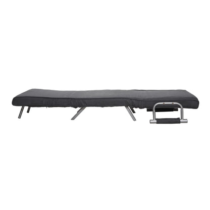 Folding Convertible Sleeper Bed Chair, Living Room, Den, or Dorm Room, Gray