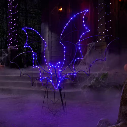 5.5 Ft. Halloween Classics LED Bat Silhouette H42