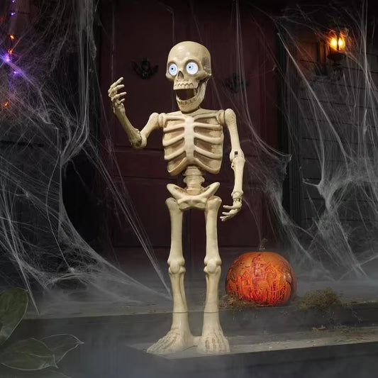 3 Ft. Halloween Classics Animated LED Dancing Skeleton
