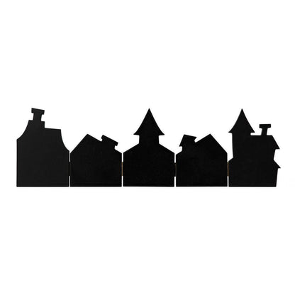 7.5 In. H Halloween Wooden Hinged Haunted House Table Decor