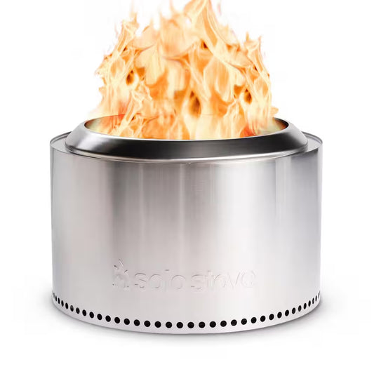 Yukon 2.0 In.,27 In. X 17 In. Stainless Steel Wood Burning Fire Pit